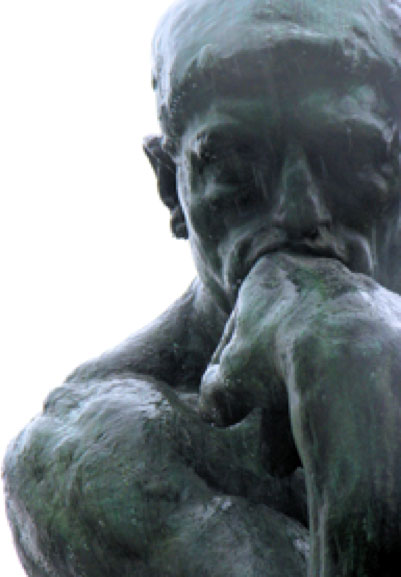 The Thinker by Auguste Rodin